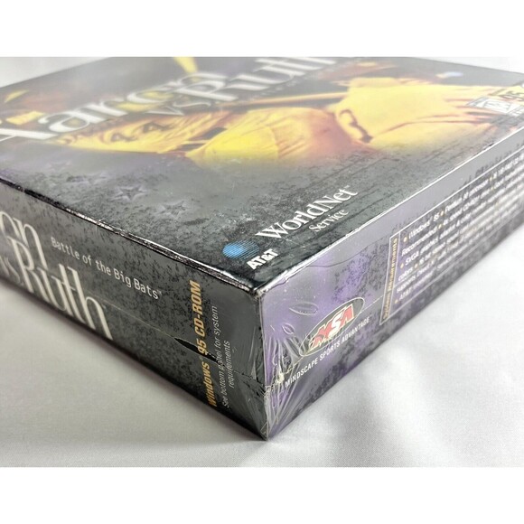 AARON vs RUTH Battle Of Big Bats CD-ROM WIN95, 1997 Computer Game New Sealed - Picture 7 of 9